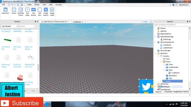 How to make Code System in Roblox Studio Part 1 (Read desc) смотреть онлайн