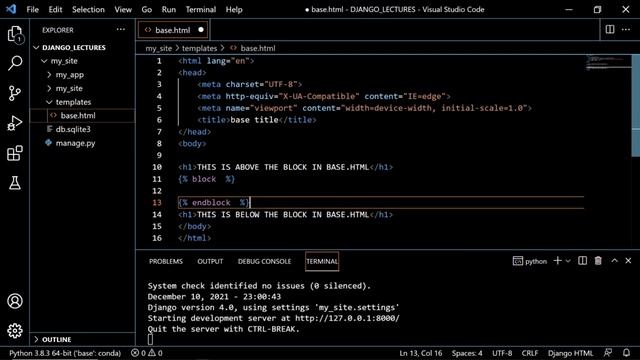009 Template Inheritance смотреть онлайн