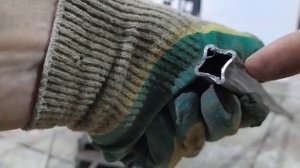 Станок для усиления профильной трубы без токарных работ.