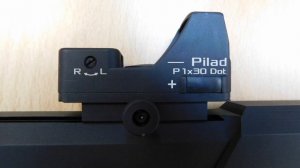 внешний вид - Коллиматор ВОМЗ Pilad P1×30 Dot 2 moa и Доберман 350 Эксцентрик.