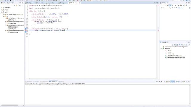 Stack game in Java - part 2 смотреть онлайн