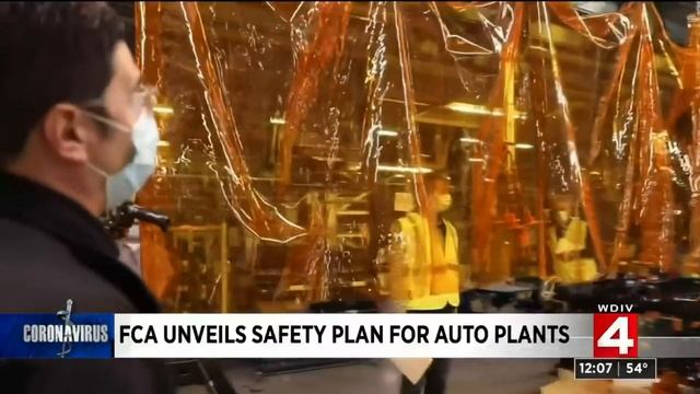 Fiat Chrysler unveils safety plan for reopening auto plants смотреть онлайн