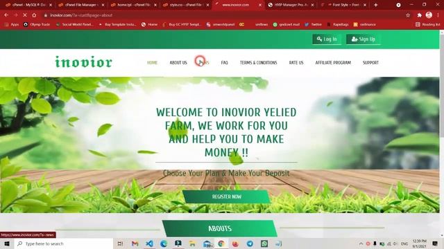 Fully Working Compleat Live Website and Cpanel uploaded - using Html CSS Javascript and PHP #YTShor смотреть онлайн