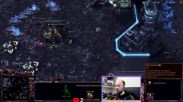 Тренируем зергов оттачивая стандартный билд в Starcraft 2 . Стрим для новичков 29.04. смотреть онлайн