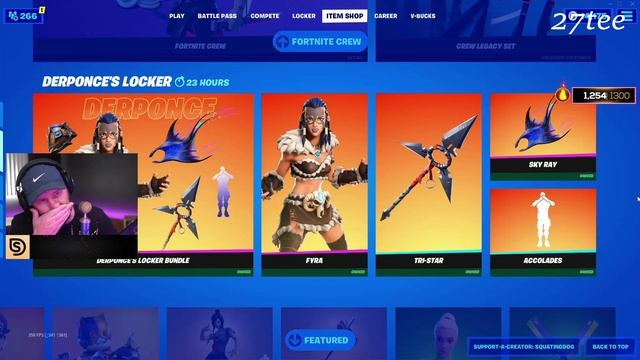 Streamers React to Derponce Locker Bundle In Fortnite Item Shop смотреть онлайн