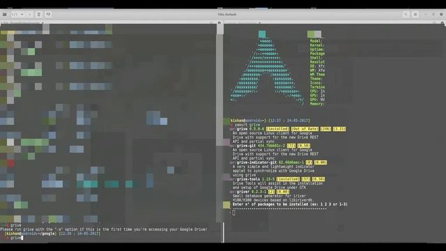 How to install google drive in arch linux смотреть онлайн