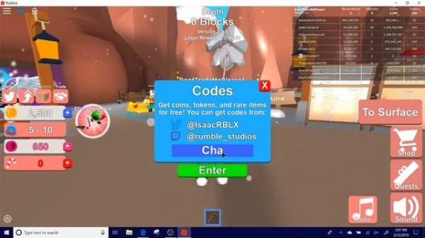 ALL MINING SIMULATOR TOKEN CODES! || Roblox