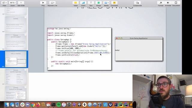 DHBW Java Vorlesung TINF19 - Kapitel 8 - Video 1 - Desktop-Oberflächen mit Java смотреть онлайн