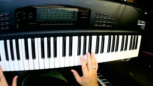 KORG 01W/FD (sound Testing)