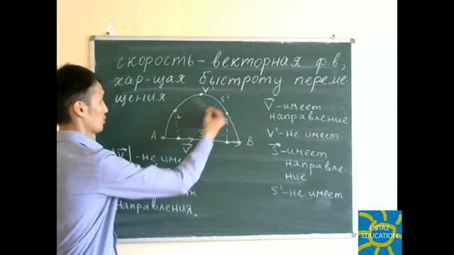 Кинематика 9.Урок 3.Вектора.Действия с векторами.Средняя путевая скорость и средняя скорость.Часть2 смотреть онлайн