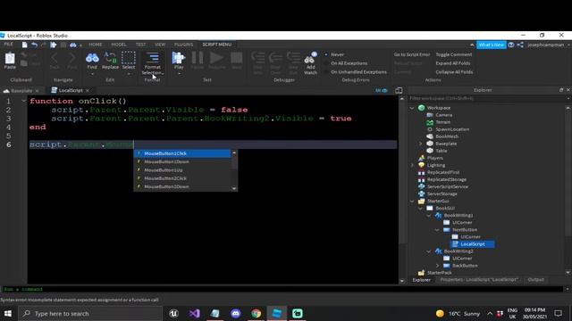 Advanced scripting tutorial | How to make a book GUI for your roblox game (UPDATED) смотреть онлайн