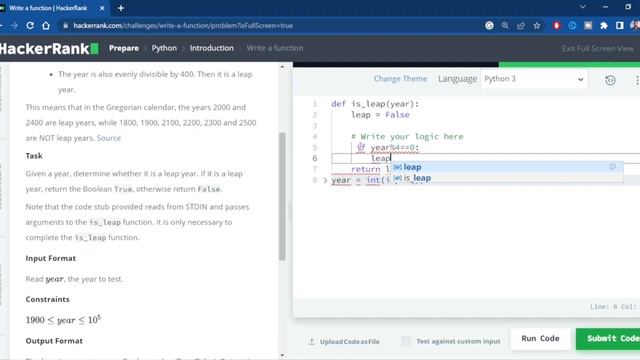 Hackerrank python write a function solution | write a function in python hackerrank смотреть онлайн