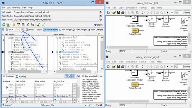 SimDiff Demo - Diff and Merge for Simulink Models смотреть онлайн