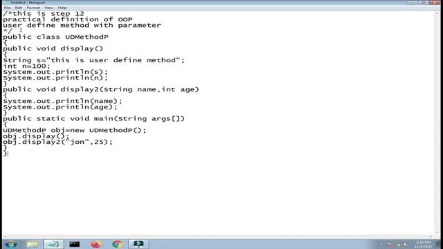 User define method with parameter Urdu/Hindi || Java programming part 14 смотреть онлайн