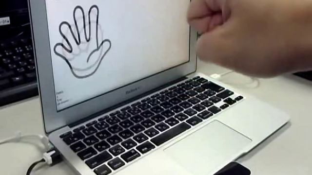 Leap Motion - Game of paper , stone and scissors смотреть онлайн