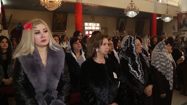 Syria- The Church of the Virgin Mary in Qamishli Holds Christmas Rituals смотреть онлайн