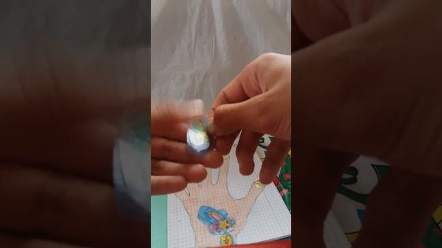 вторая часть распаковка бумажных стикеров 👍 с необычной новинкой 💜 смотреть онлайн