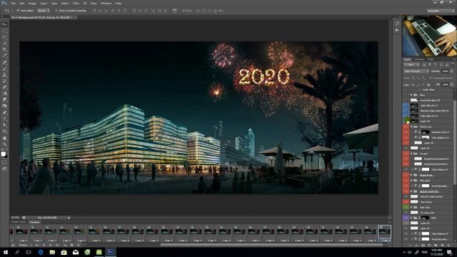 Cách tạo video hiện layers, tạo ảnh GIF trong Photoshop kiến trúc смотреть онлайн