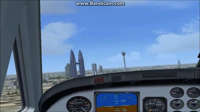 Flight Simulator X Kuala Lumpur tour and live stream смотреть онлайн