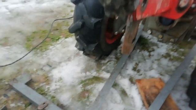 Снежная лопата для мотор сич, новая конструкция. смотреть онлайн