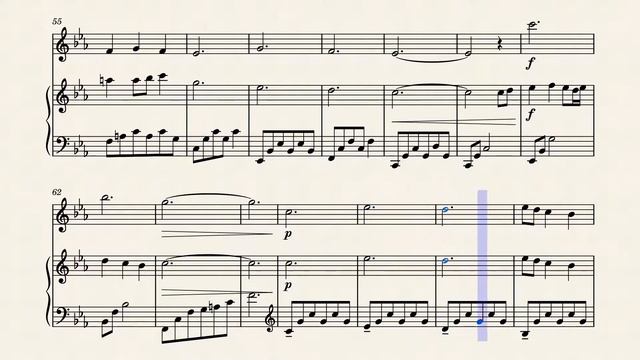 L. EINAUDI / S.A. Guenther – PRIMAVERA - sheet music for piano and violin смотреть онлайн