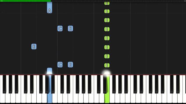 RUSH E | Medium Piano Tutorial I Sheet Music for Intermediate Pianists I SLOW смотреть онлайн