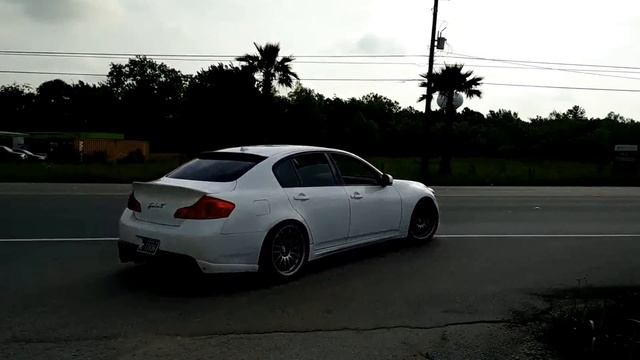 Post tune takeoff - Infiniti G35 / G37 Sedan AAM Twin Turbo V36 500+ WHP смотреть онлайн