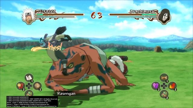 Jiraiya VS Orochimaru [ HD Naruto Shippuden: Ultimate Ninja Storm 2 PS4 ] PlayStation 5 смотреть онлайн