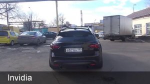 Сравнение выхлопов сток/Invidia/ARK на Infiniti FX37 / exhausts comparsion on Infiniti FX37