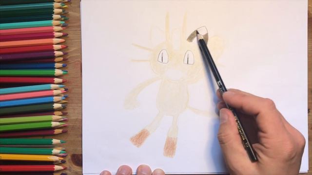 #ARTCLUB Drawing Meowth from Pokemon Universe. смотреть онлайн
