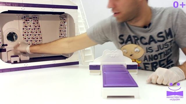 Кукольный домик с мебелью умный обзор распаковка