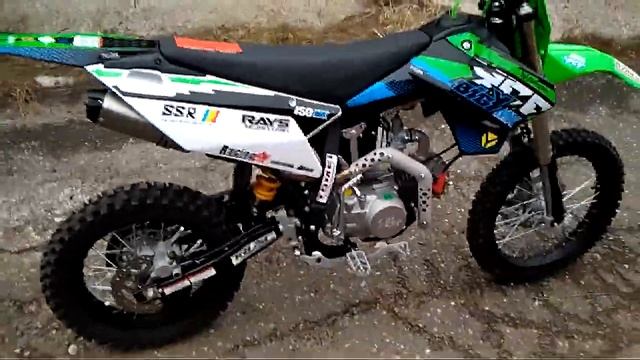 Питбайк YCF BIGGI 150 MX обзор и первый запуск. (2-часть) смотреть онлайн