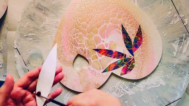 'Chalcedony' Piggy Love TLP Valentine Collab & Auction #fluidart #acrylicpouring смотреть онлайн