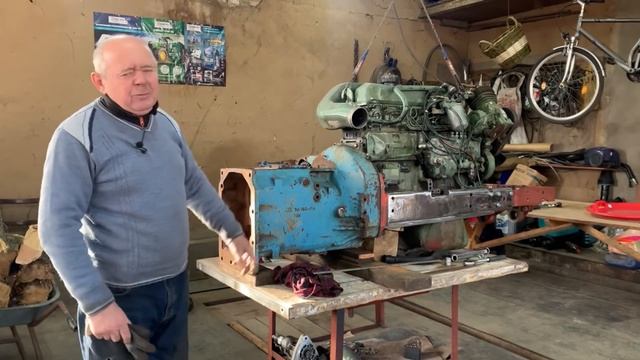 Переобладнання МТЗ на двигун Ом366 мерседес( частина 6)