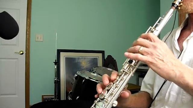Vintage Lyon Healy soprano saxophone смотреть онлайн