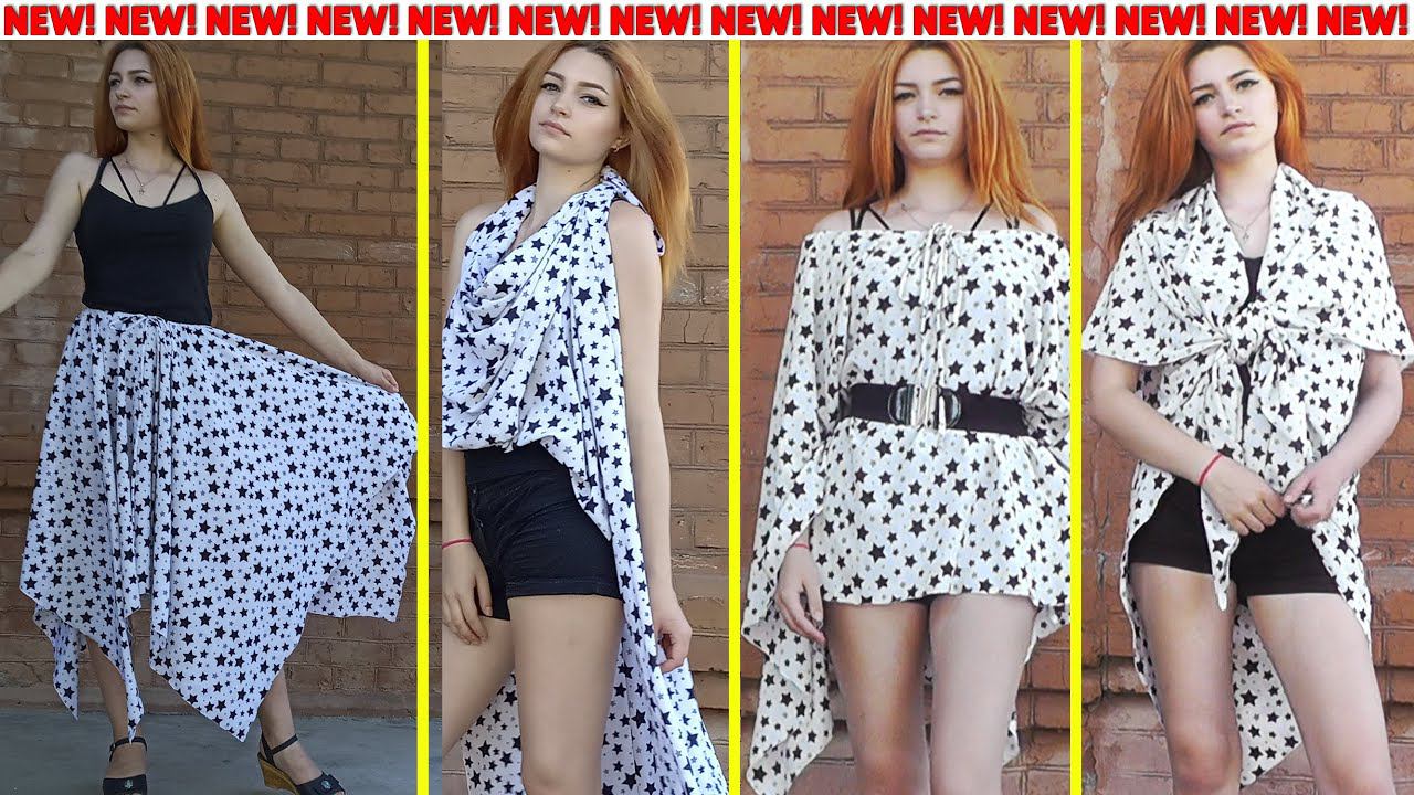 ШЬЕМ ТРАНСФОРМЕР: накидка, юбка, блузка смотреть онлайн