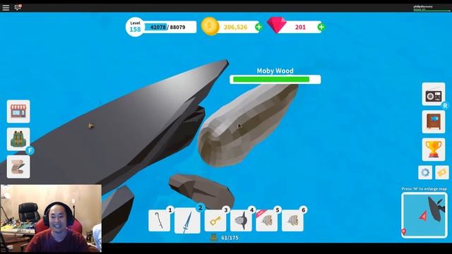 Roblox Fishing Simulator: Moby Wood Boss Eats Me In His Belly смотреть онлайн