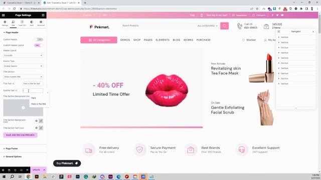 Editing the Page Meta Box in Elementor Editor смотреть онлайн