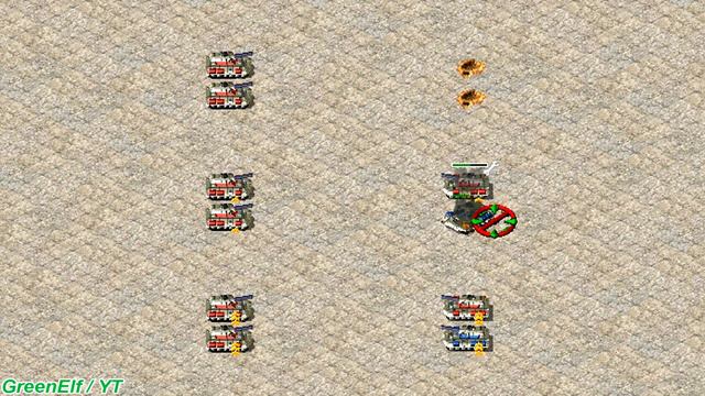 Rhino Vs Rhino With Tech Machine Shop - Red Alert 2