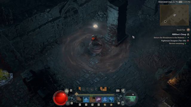 Diablo 4 Season 1 - STORMWOLF Druid Tornado T100 clear - Akkhan's Grasp смотреть онлайн
