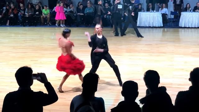 Никитин - Новоселова Первенство Молодежь LA Cha-cha смотреть онлайн