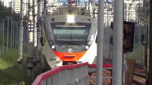 Электропоезд ЭД4М-0500 «ЦППК-Спутник» проследует платформу Салтыковская