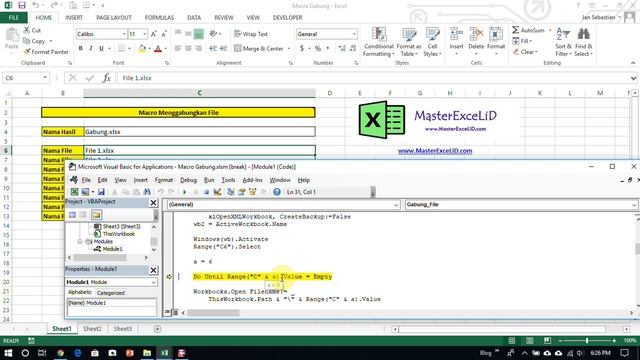 Macro Excel: Cara Menggabungkan Beberapa Workbook Menjadi 1 смотреть онлайн