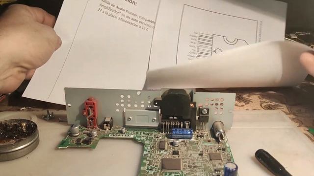 Ремонт, переделка Pioneer DEH 1600UBG из PAL012A в TDA7386 смотреть онлайн