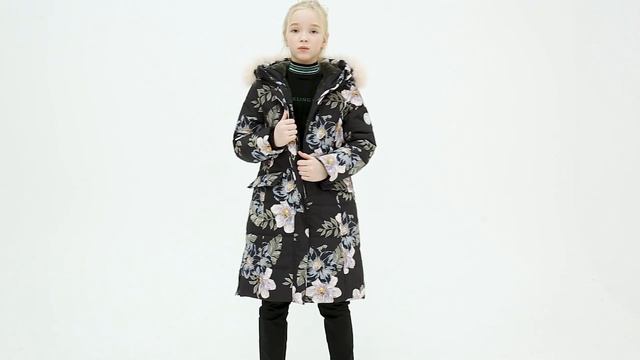 352-21з Пальто для девочки "Тесса" смотреть онлайн