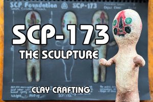 Лепка SCP-173  из пластилина