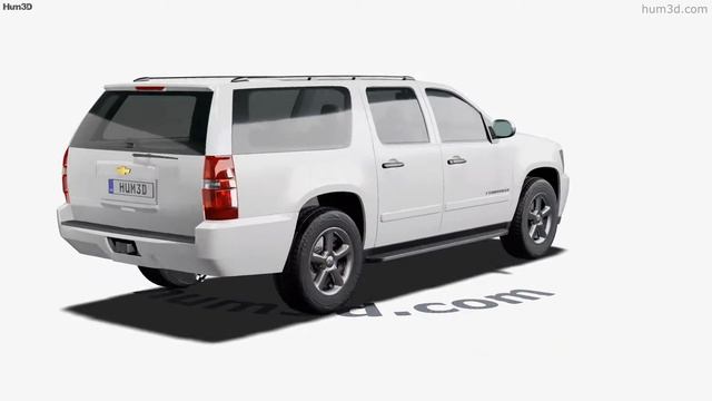 Chevrolet Suburban 2010 3D model by Hum3D.com смотреть онлайн