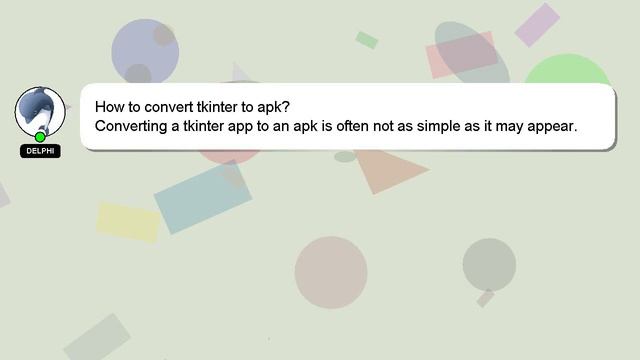 How to convert tkinter to apk? смотреть онлайн
