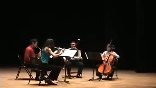 I Quartet for flute, saxophone, basoon and cello by Joe Wolfe. смотреть онлайн