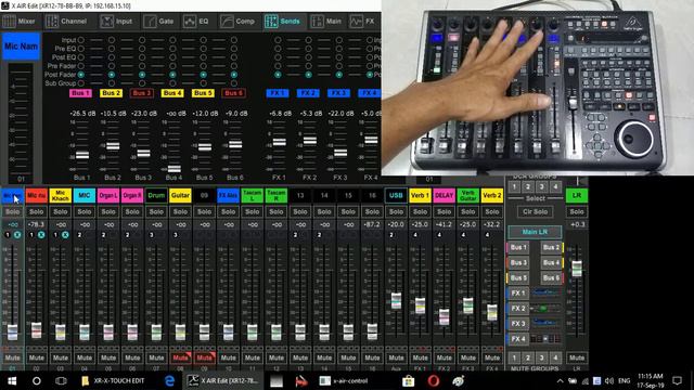 Hướng dẫn behringer x-touch và x-air screen. смотреть онлайн